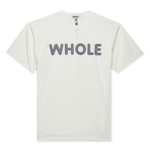 Whole Whole Chrome Logo T-Shirt Off-White SM